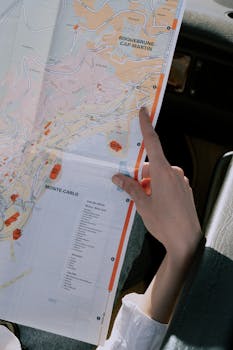 A Person Holding a Map